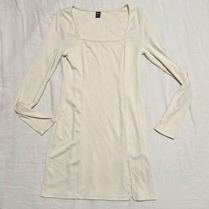 Cream mini dress